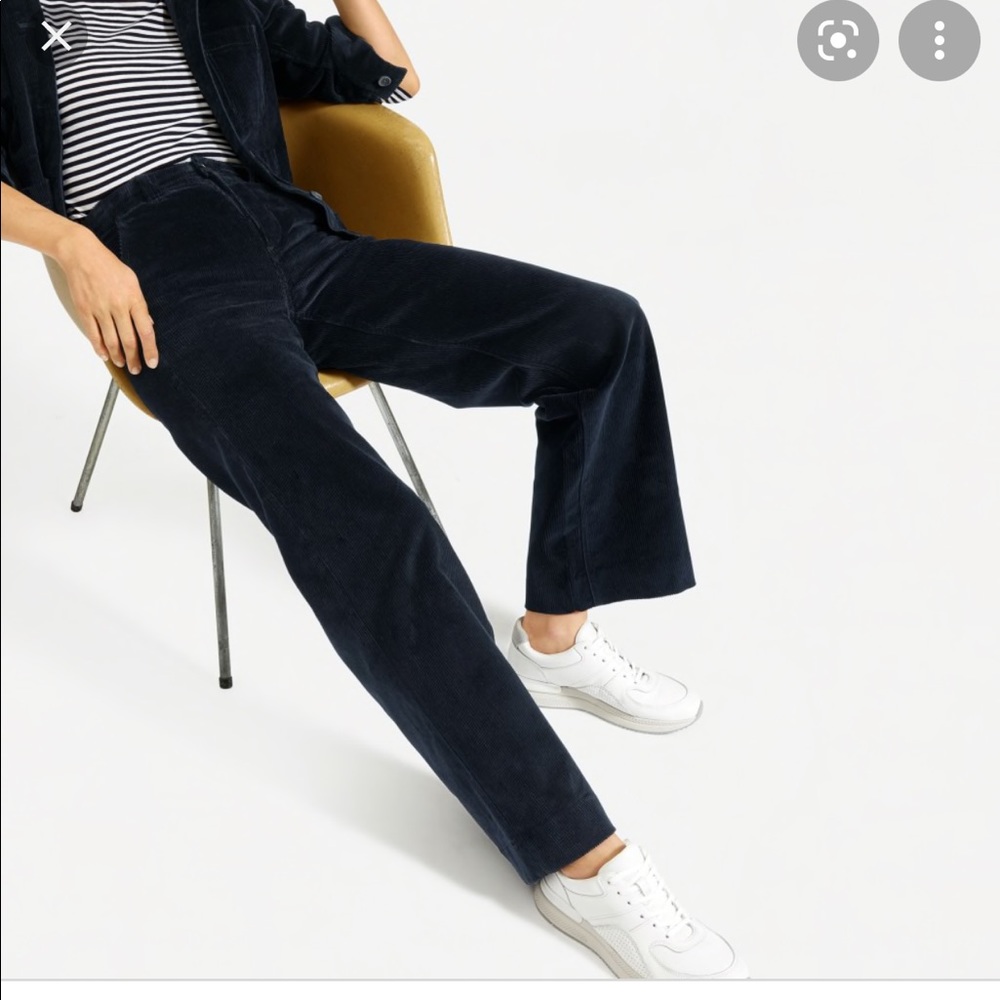 Everlane Corduroy Straight-Leg Crop